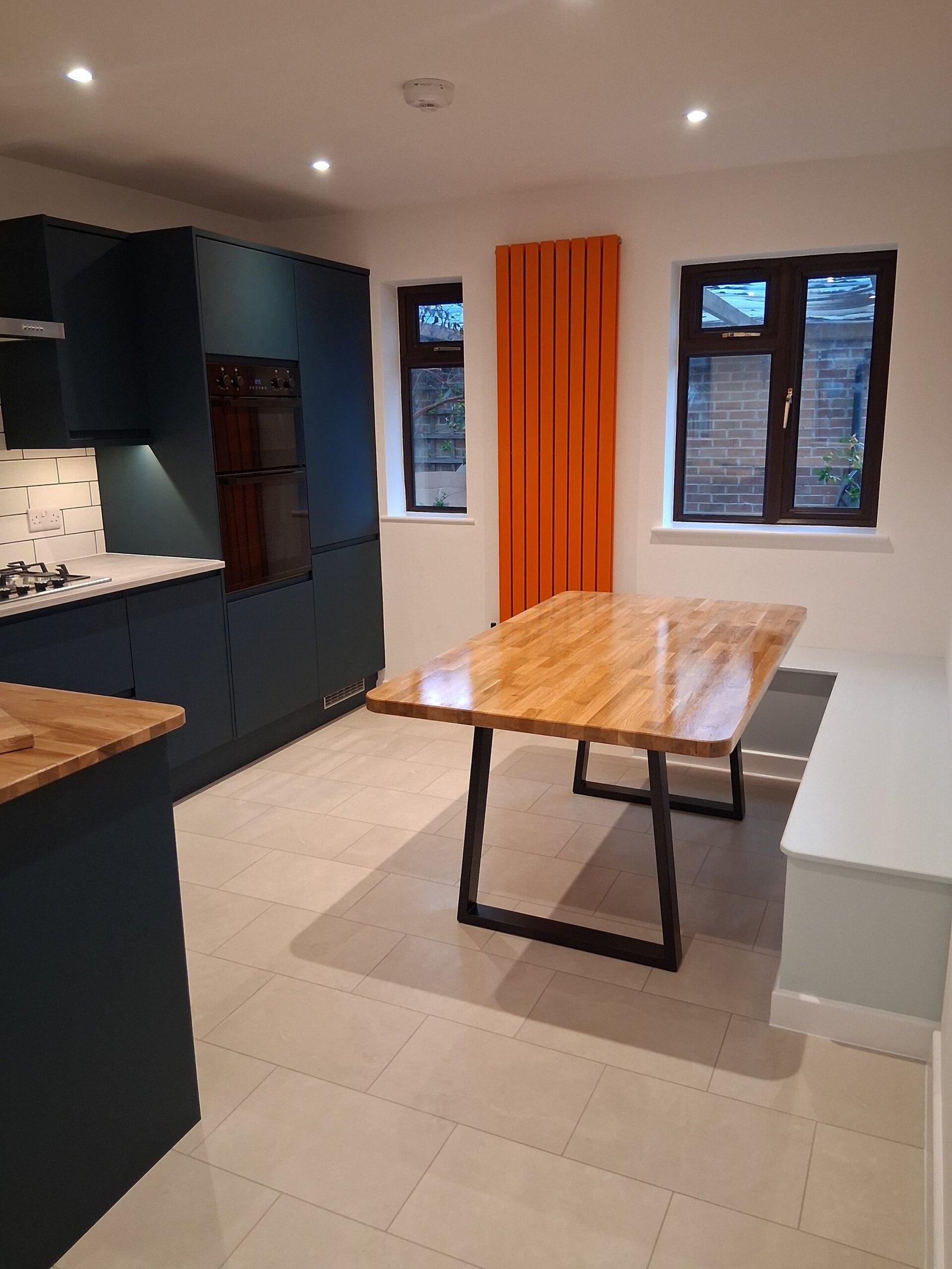 Completed kitchen renovation with fitted cabinetry